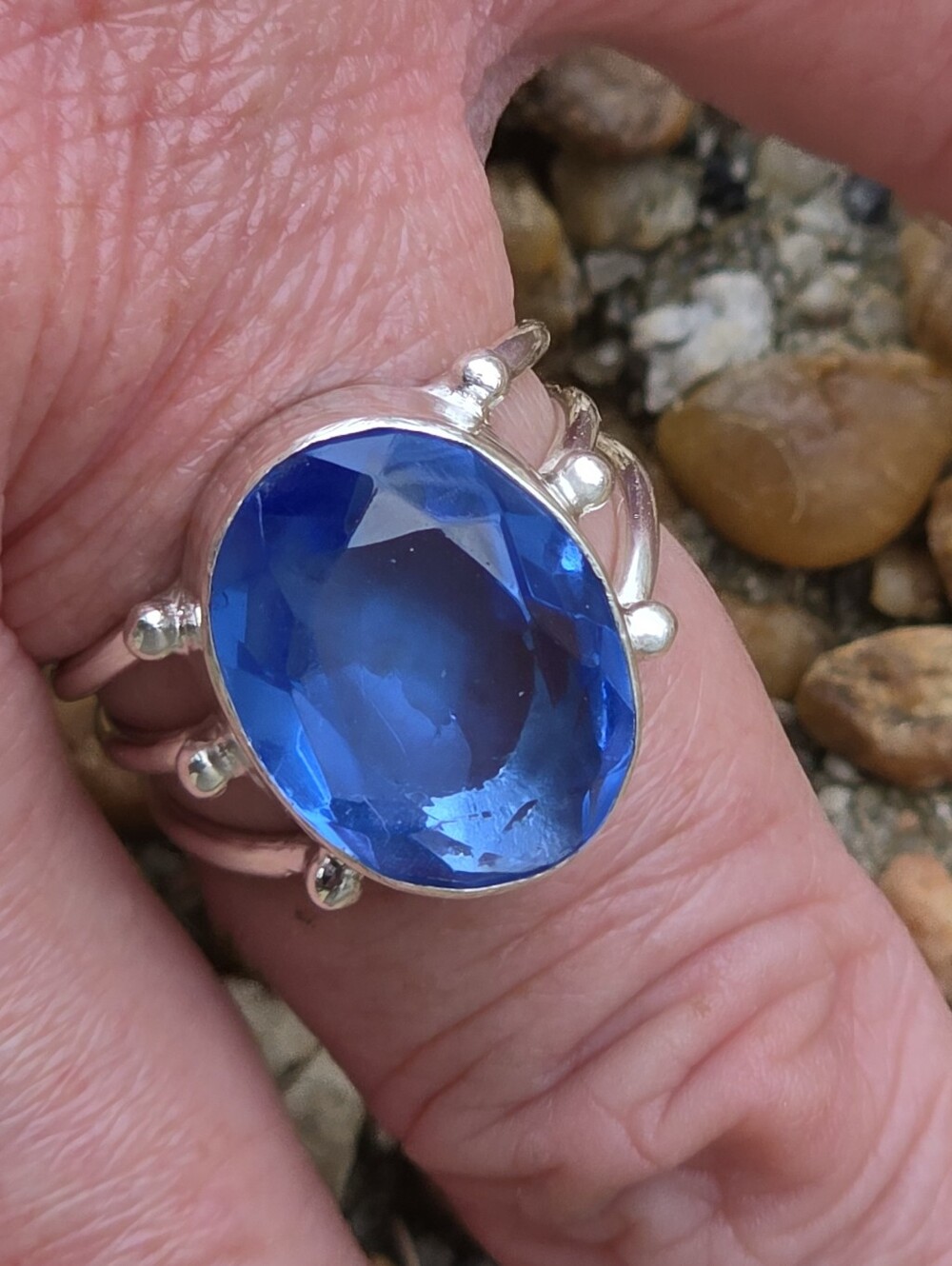 Tanzanite Gemstone Ring In 925 Sterling Silver (7)
